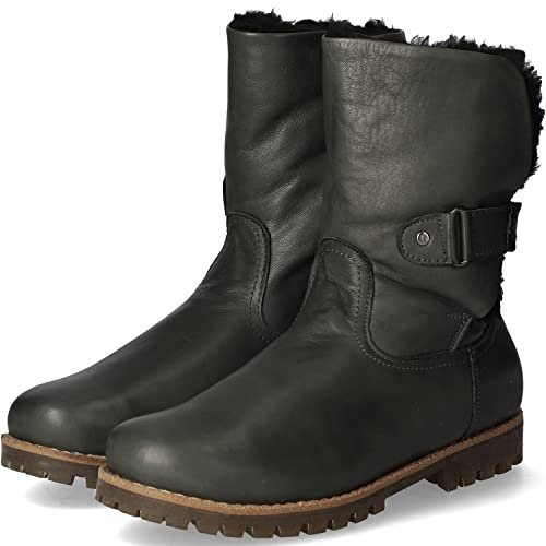 Andrea Conti 0342857-261 Schiefer Schlupfstiefel Glattleder Damen in grau - Gr. 36