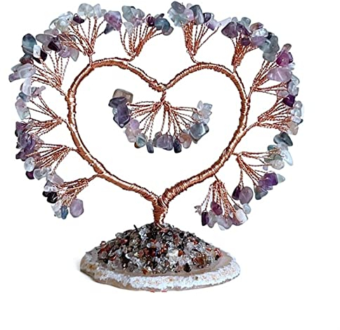 TOMYEUS Money Tree Kristallbaum Heilung Kristalle Edelstein Baum Kristall Bonsai-Baum Glücksgeldbaum, Feng Shui Dekor, Home Office Dekor Feng Shui Decor Tree