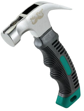 Mr. Pen- 8oz Small Claw Hammer, Camping, Stubby, Tack, Magnetic, Handy Tool for Women, Teal