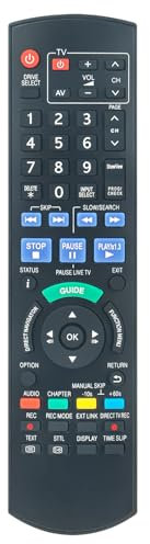 N2QAYB000471 New Replacement Remote Control fit for Panasonic DVD Recorder DMR-EX645 DMR-EX84 DMR-EX93 DMR-EX96 DMREX645 DMREX84 DMREX93 DMREX96