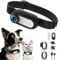 Sxhlseller Cat Camera Collar - 170° Wide Angle Pet Dog Collar Camera with 0.96 Inch LCD Screen, Multi Fuctional Body Camera for Video Records, White