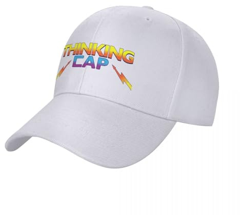 CIZIEOE Baseball Kappe Thinking Cap Baseball Cap Herrenmütze Baseball Cap für Herren Damen Geschenk