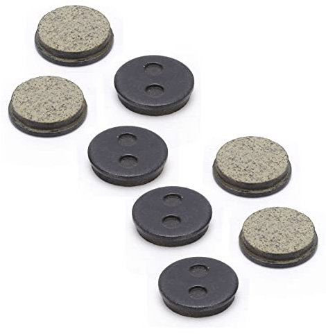 Qukaim Halbmetall Scheibenbremsbelag Mountainbike Scheibenbremsbeläge 4 Paar BB5 M446 Ketonharz Halbmetall Öl Scheibenbremsbelag Pack Elektrofahrrad Zubehör