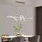 Mikeru 120cm LED Pendelleuchte Esstisch Chrom, LED Hängeleuchte Modern Esszimmer Dimmbare 10% bis 100% LED Pendelleuchten Höhenverstellbar 3000K/4500K/6500K Chrom Moderne Hängeleuchte für Küche