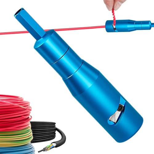 wiroouia Abisolierzange, elektrische Abisolierzange | Ratschen-Drahtcrimper - Ergonomischer Griff, kompaktes, robustes, multifunktionales Abisolierwerkzeug für elektronische und Kfz-Reparaturen