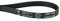 VIOKS Courroie trapézoïdale de rechange pour Beko 2816750100 WM5100W Poly-V 1244PJ4E pour machine à laver
