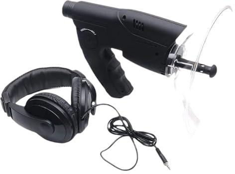 KEuLen Micrófono Parabólico Monocular, Amplificador de Sonido, Dispositivo de Escucha biónico for oído espía, telescopio genérico de Alta definición, for observación de Aves.