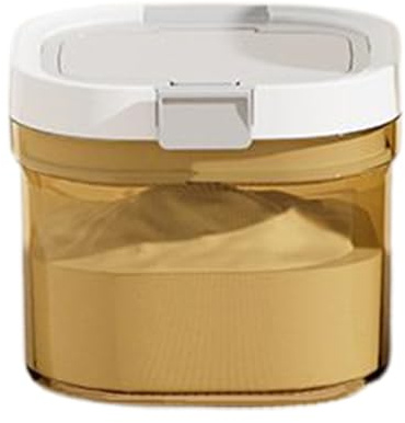 Dopsyesn Dispensador de Leche en Polvo, Caja Portátil de Almacenamiento de Leche en Polvo, Recipiente Hermético Apilable con Cuchara para Hogar Viaje Cocina Guardería