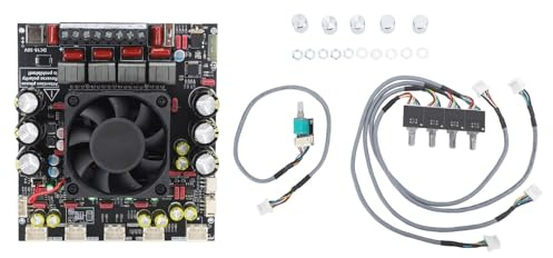 Digital Amplifier Board Bluetooth Audio Stereo Subwoofer High Power 2x300W 600W 2.1 Channel Class D Amplifier with TPA3255 Chip for Home Theater Car Audio System