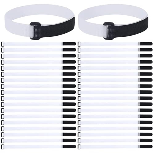 doyandader Football Goal Net Holders, Straps for Football Goal Nets and Anchor Bands, Pack of 50 Sturdy Straps for Outdoor Sports Field Training Children Football