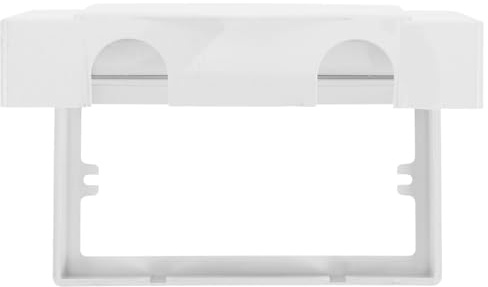 Mikinona Large Socket Cover for Bathroom Wall Reusable Outlet Protector with Transparent Shell Easy to Install Weatherproof Enclosure for Electrical Appliances Safety