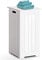 CASART Laundry Cabinet - Bathroom Furniture, Painted Surface, Large Capacity, as Laundry Bin| Laundry Chest|Storage Cupboard for Storage, Clothes, Towel, Bed Sheet, Duvet Cover, White