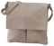 SH Leder Echtleder Umhängetasche Schultertasche Crossover aus Gernarbt Rindleder 26x25cm Kim G182 (Nude)