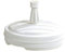 FERNO Pied DE Parasol Blanc en RESINE A REMPLIR DE Sable OU Eau 43CM 15L