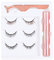 Ciglia finte 5D Set completo di ciglia magnetiche completo di 3 ciglia finte in coppia, 1 eyeliner liquido magnetico e 1 pinzetta(M3)