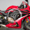 Lorababer Motorrad-Karosserie-Seitenteil-Verkleidungsrahmen-Zierabdeckung Verkleidungsverkleidungsschutz Kompatibel mit CBR650R CBR 650 R CBR-650-R CBR650R 2019-2022(Mattschwarz-hohl)