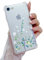 LRANKAI Kompatibel mit iPhone 6/6S Hülle für Mädchen und Frauen, niedlich, transparent, Blumenmuster, Design, schlank, weich, TPU, Schutzhülle für iPhone 6/6S (Grün)