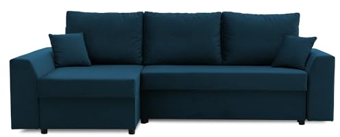 Eckcouch Paul 2 PRO mit Bettkasten! Best! Wohnzimmer möbel mit schlaffunktion. Polstermöbel, bequem schlafcouch. (Kronos 04)