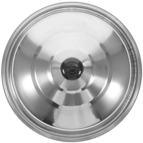 BESTonZON Couvercle Ronde Acier Pour Poêles Remplacement De Couvercle De Wok Pratique Et Pour Cuisines Résidentielles Et Professionnelles