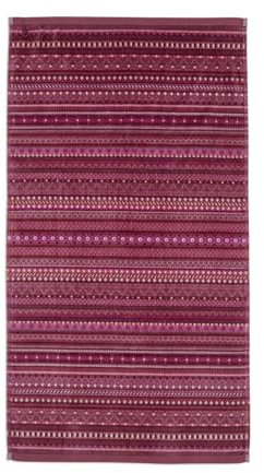Pip Studio Geometric Print Waschhandschuh Dark pink 16x22cm (1 Stück)
