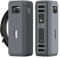 Silicone Case for Anker Power Bank 737 (24000mAh) with 1/4-inch nut Hole, SD/Sim Card, Card Pin Storage Slot for Anker Power Bank 737 Skin-Friendly Anti-Lost Protective Case (Gray)