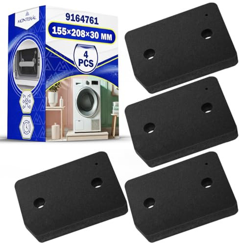 4 Stück Flusensieb für Trockner Hat die Größe 208 x 155 x 30 mm Flusenfilter Wäschetrockner mit dem Originalcode 9164761 für Miele - MONTERAL