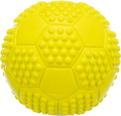 Trixie Hundespielzeug Sportball, aus Gummi, zum Apportieren – ø 7 cm | Motiviert zu Bewegung und Spiel – ideal zum Werfen, Fangen und Tragen, drinnen wie draußen einsetzbar