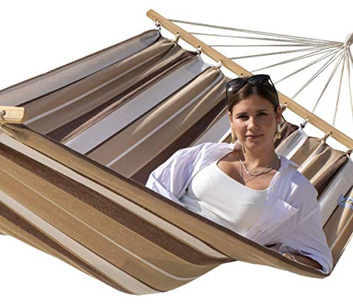 Lola Jamaica Cappuccino XXL Doppel-Stabhängematte (ohne Gestell)