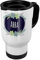 printplanet Thermobecher weiß mit Namen Abba - Motiv Flowers - Coffee to Go Becher, Thermo-Tasse