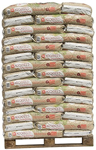 Floragard Universal Bio-Hochbeet Grundfüllung 45x60l auf Palette, Für die Drainage in der untersten Schicht im Hochbeet