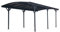 WESTMANN Hochbeet aus Metall | 240x80x82 cm Silber | Kräuterbeet für Garten & Terrasse | Holzhochbeet & Frühbeet zum Bepflanzen von Gemüse & Kräutern