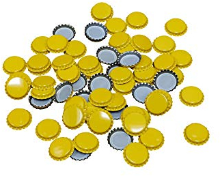 BREWZILLA Lot de 1000 capsules Jaune 26 mm
