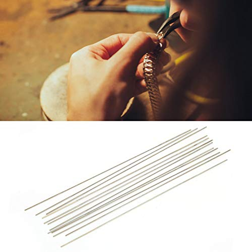 ZJchao Tungsten Steel Saw Blades - 12pcs Spiral Teeth Jewelry Cutting Blades for Wood, Plastic, Foam, Soft Metals (3#)