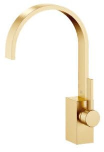Dornbracht MEM Einhand Waschtischbatterie, ohne Ablaufgarnitur, Ausladung 200 mm, 33526782-28, Farbe: Messing gebürstet