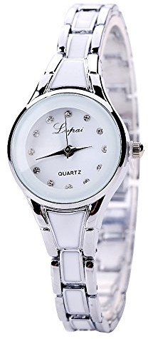 Armbanduhr Damen Uhren Schmuck Quarzuhr Analog Edelstahlarmband Muttertagsgeschenk Geburtstagsgeschenk Mode Luxus Damen Uhren Damen Armbanduhr Uhr für Mutter Frauen Mädchen Gold Silber