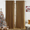 Timeper Samtvorhänge 213.4 cm – Retro-Vorhänge aus schwerem Gold mit Stangentasche auf der Rückseite, lichtblockierend, Heimdekoration für französische Tür/Kinderzimmer, Goldbraun, 52x84 l, 2 Paneele