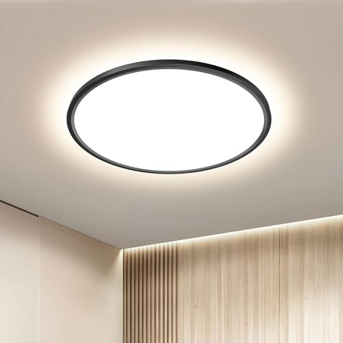 OTREN Plafonnier LED Rond 36W, 4000K Éclairage de Plafond, 3240LM Lumiere Moderne, Luminaires Intérieur pour Salon, Chambre, Cuisine, Salle de Bain, Φ30CM*H2.4CM
