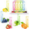 Juego de Bálsamo Labial Transparentes Sweet Lips de Beauty4Britain, 5 Sabores Frutales, Cuidado Labial de Larga Duración (100)