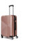 TROLLEY ADC - Valise Cabine 55x34x23 - Rigide, Légère 2,5 Kg - 39 litres - 4 Doubles Roues Silencieuses - Maniable, Pratique et Étanche - Collection Luton Superfly - Rose Gold
