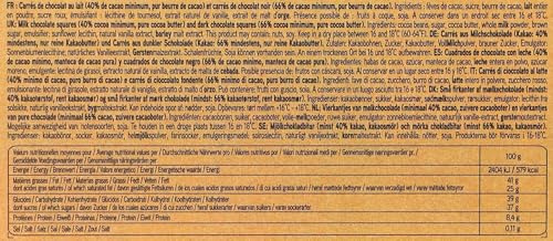 Valrhona Instants Dégustation Schokoladen-Geschenkbox, 32 Pralinen, Milch & Dunkel, 160g