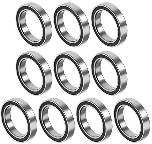 QUARKZMAN 6702-2RS 15x21x4mm Kugellager x 10Stk Chromstahl für Werkzeuge DIY-Projekte Maschinen Doppelt versiegelt
