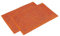 WohnDirect Badematten Set 2 teilig - Orange 70 x 120 cm - rutschfest & Waschbar - Badvorleger, Badezimmerteppich, WC Vorleger