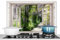 KitchenYeah© Spritzschutz Küchenrückwand Platte Küche Deko Aluminium Platte Spritzschutz Küchenwand WandverkleidungGlyzinie - Blumen - Durchsichtige - Baum - Frühling - 90x60 cm