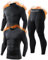 TELALEO Thermounterwäsche Herren, Funktionsunterwäsche Skiunterwäsche Winter Thermowäsche Set Warm Weich Funktionswäsche atmungsaktiv Thermo Unterwäsche Thermounterhemd Thermounterhose für Männer S