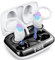 Bluetooth Kopfhörer in Ear, 2024 Neue Kabellos Kopfhörer Bluetooth 5.3 mit Bass Stereo, 48H Wireless Kopfhörer Sport mit CVC8.0 Noise Cancelling Mikrofon, IP7 Wasserdicht Bluetooth Earbuds, Weiß