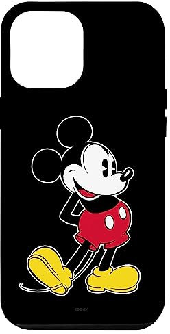 iPhone 12 Pro Max Disney Mickey Mouse Classic Pose Black Case