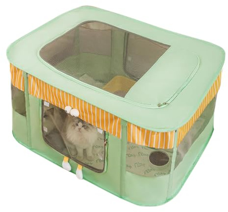 Faltbarer Laufstall für Haustiere, tragbarer Hundekäfig, Welpenlaufstall, Katzenlaufstall