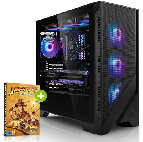 Megaport High End PC Gamer Fixe Nvidia GeForce RTX5080 16Go • Intel Core i9-12900KF • sans système d'exploitation • 32Go 3200MHz DDR4 • 1To M.2 SSD • Unité Centrale Ordinateur de Bureau