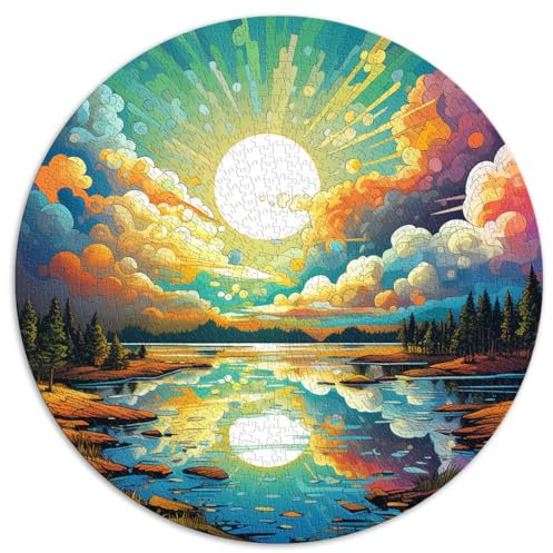 Puzzle for Mazury Lake District jigsaw 1000 pieces for adults 26.5x26.5 inches Jigsaw Puzzles for Gifts Difficult Hard Jigsaw Puzzles for Women Men