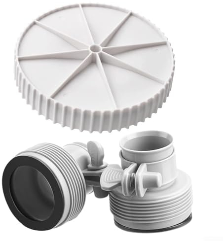 UTTASU Umrüstsatz Ersatz, Kunststoff-Pool-Hauptablaufabdeckung, Umrüstsatz für Summer Waves Skimmerpumpen SFX1000 SFX1500 SFX600 SFX1500S